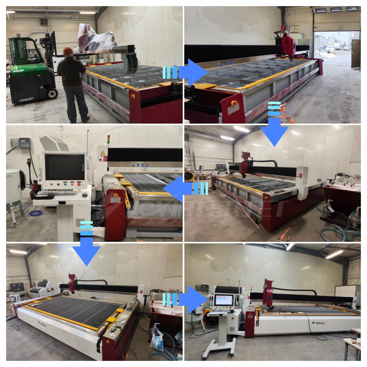 YC Waterjet | Poland Project Completed YC Waterjet | Proyecto Polonia completado