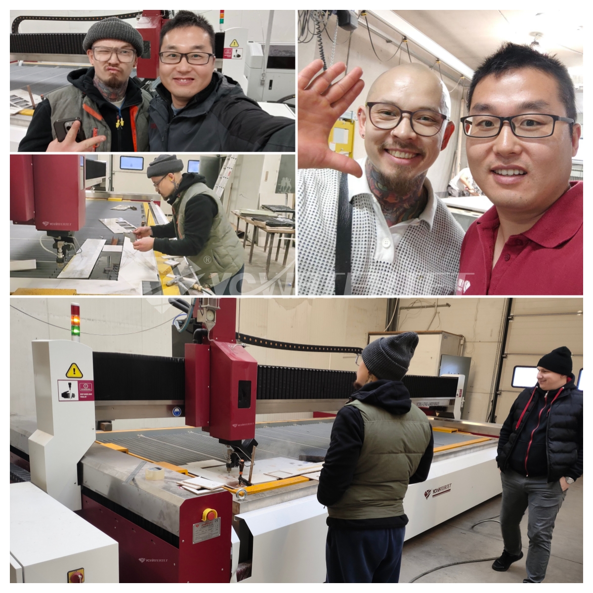 YC Waterjet | Poland Project Chorro de agua YC | Proyecto Polonia