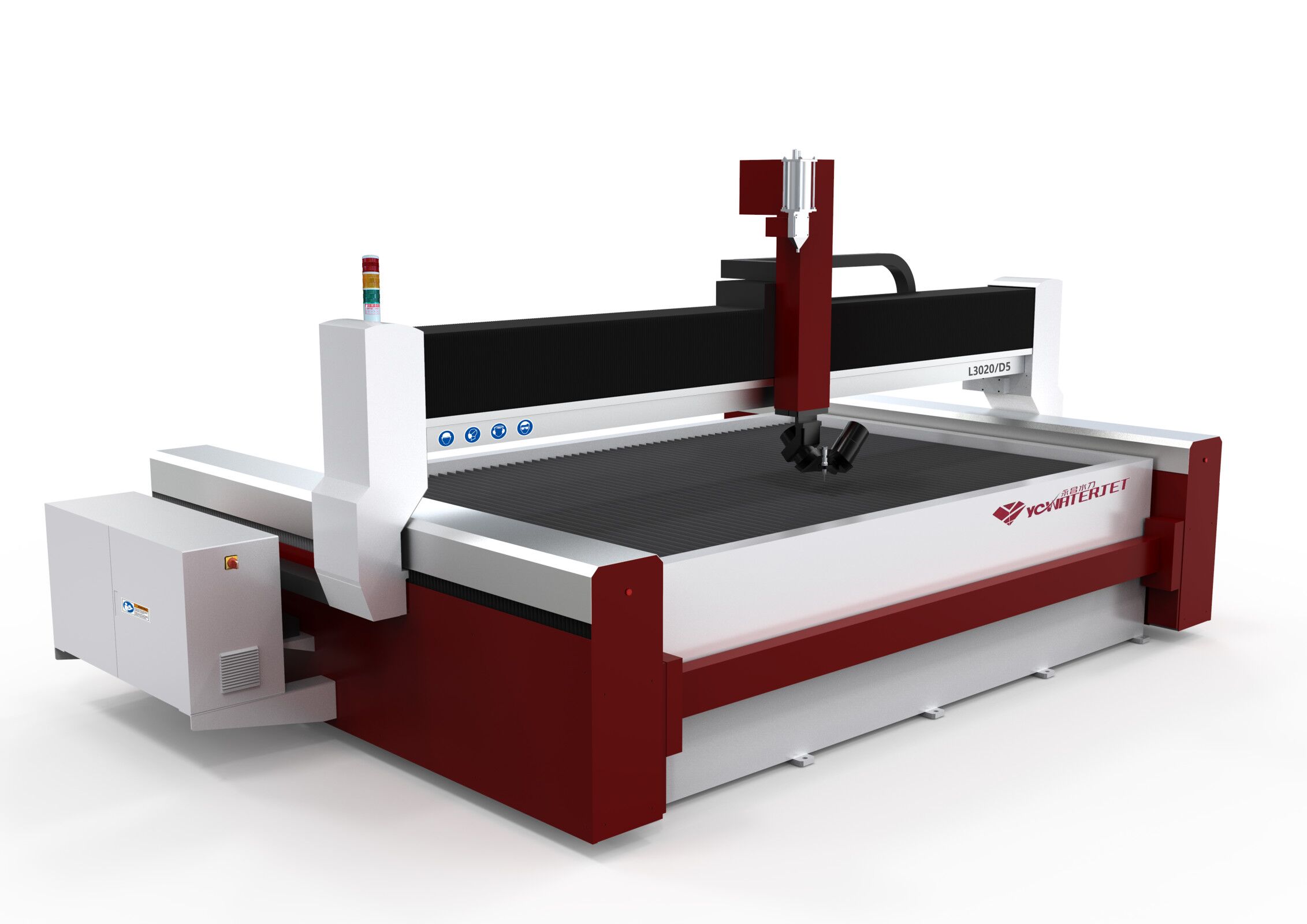 M&aacute;quina din&aacute;mica de metra de agua de 5 ejes