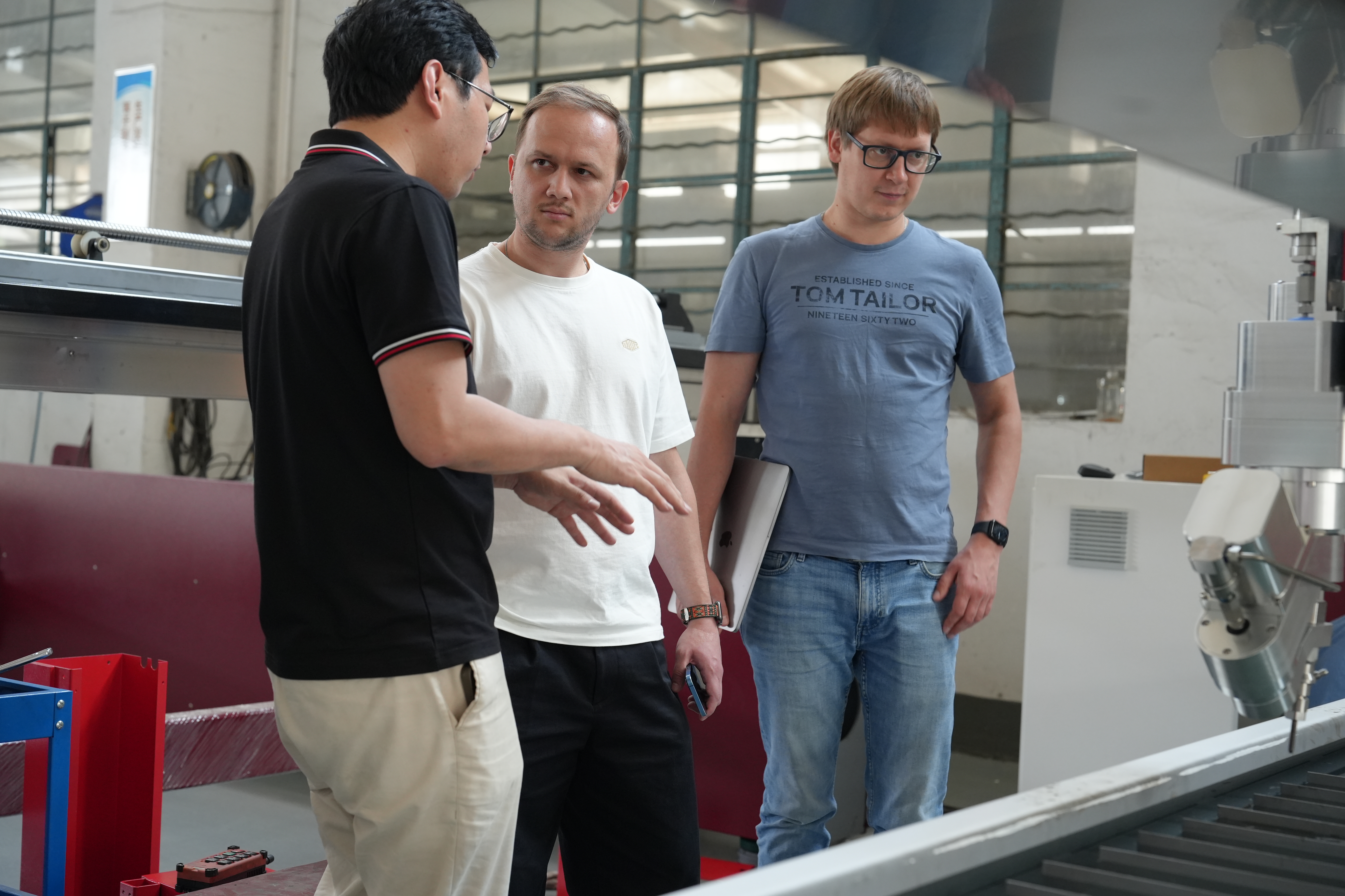 Visitas de delegación técnica rusa YC Waterjet