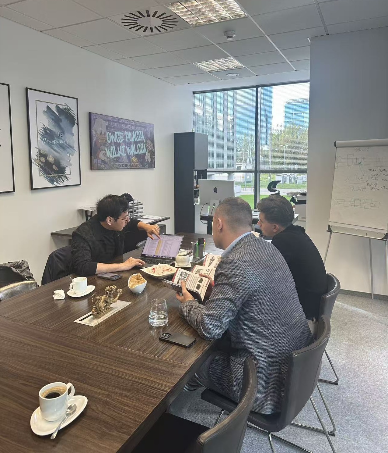 Haga una visita a un cliente polaco