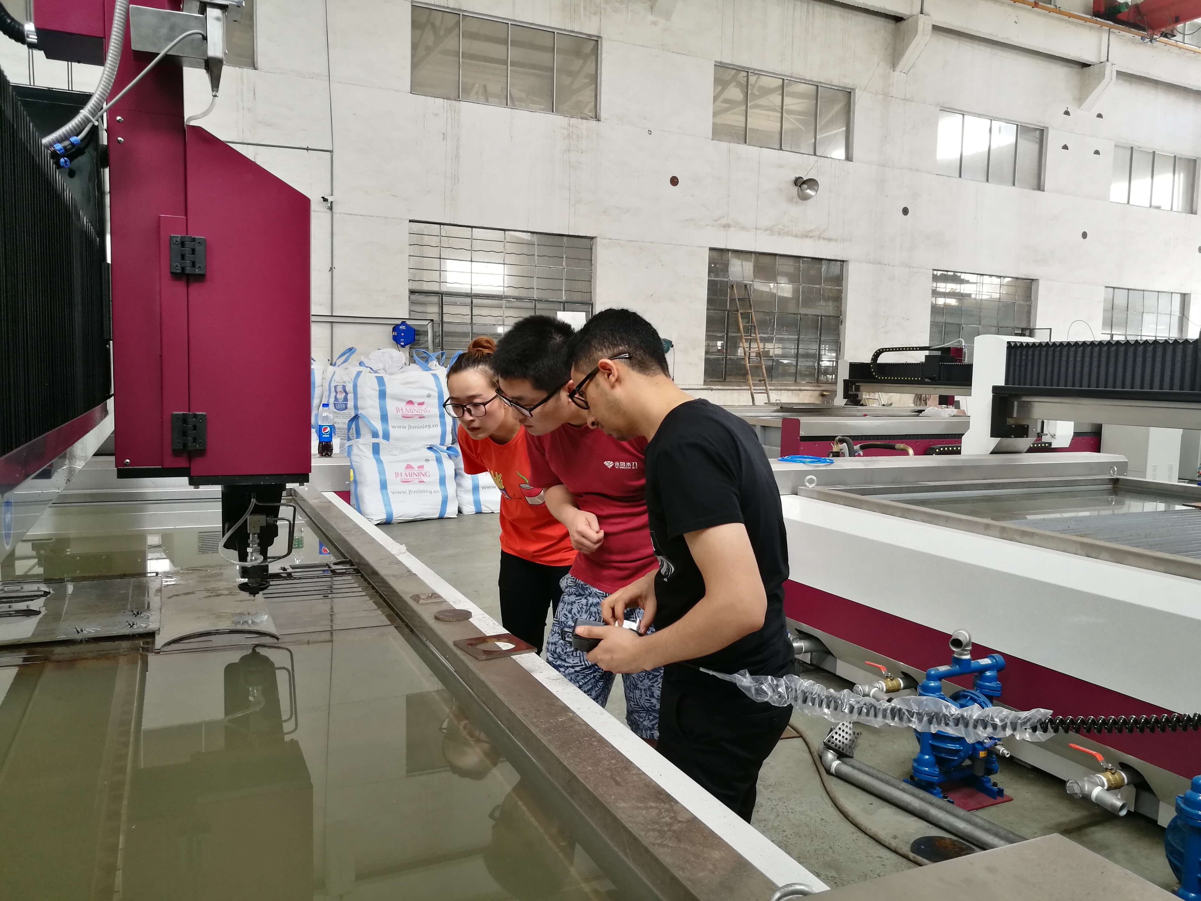 Cliente de YC Waterjet